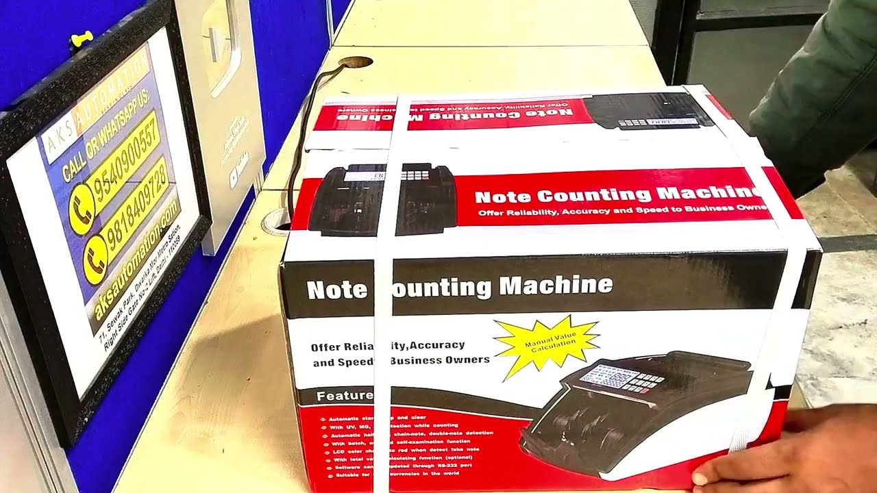 Find the Best Currency Counting Machine Dealers in Lucknow with AKS Automation!