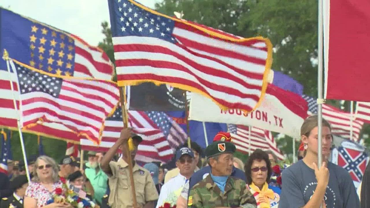 Houston's Memorial Day ceremony returns after pandemic hiatus