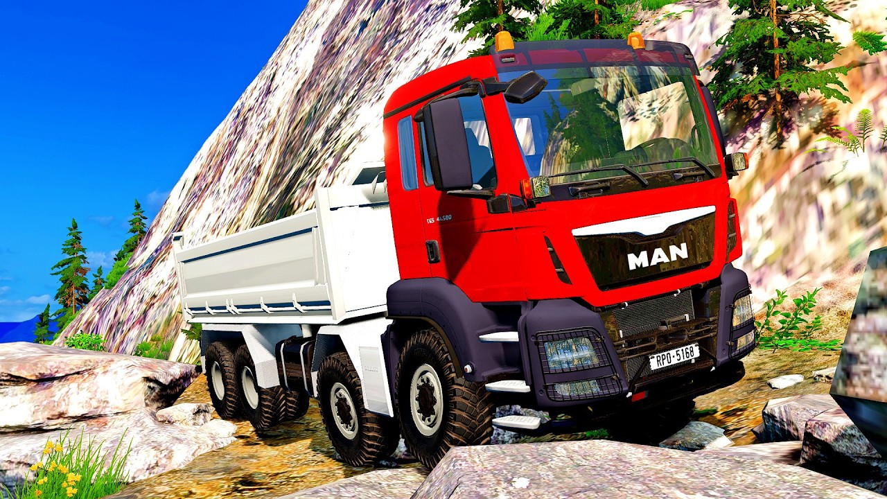 WE BROKE Truck Off Road - BeamNG Drive