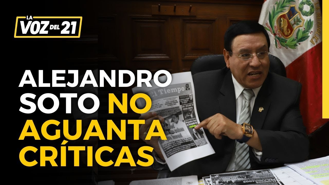 Alejandro Soto NO AGUANTA CRÍTICAS: El Congresista que ha presentado 14 querellas contra periodistas