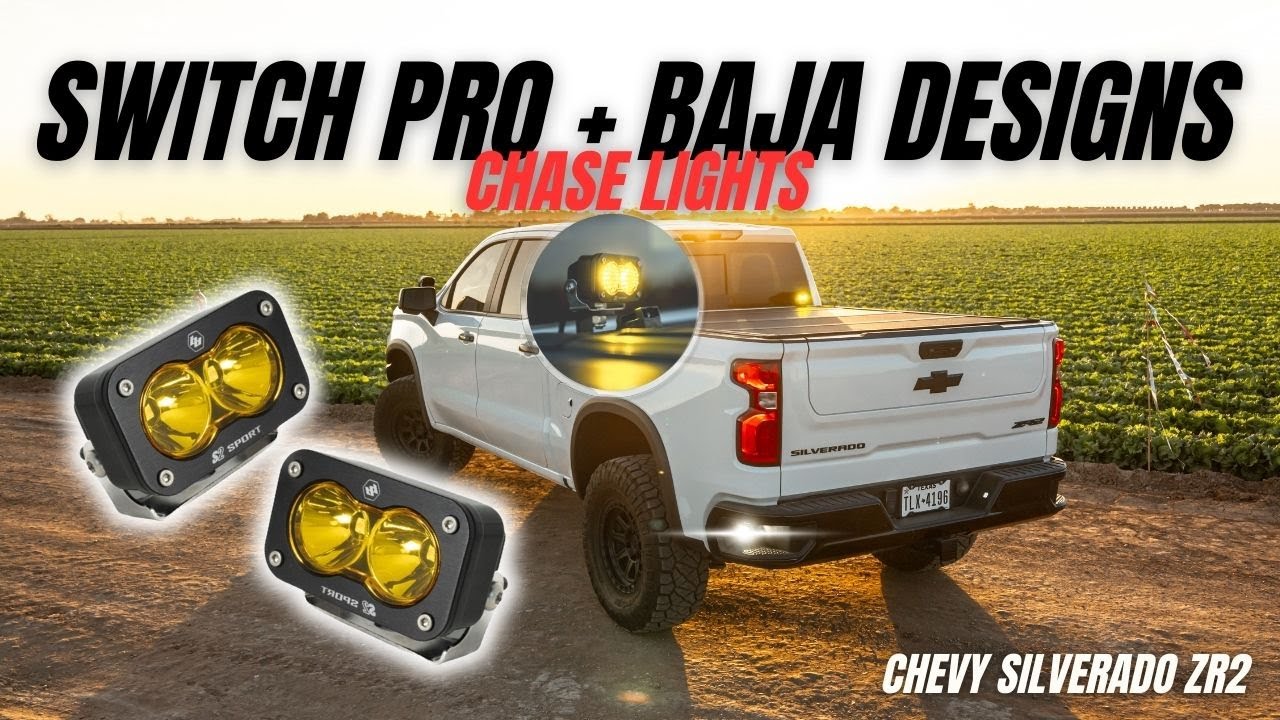 Switch Pro + Baja Designs Chase Lights | Chevy Silverado ZR2