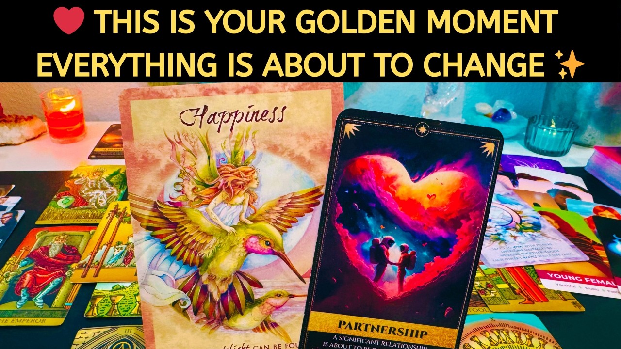 ❤️ THIS IS YOUR GOLDEN MOMENT ✨ EVERYTHING IS ABOUT TO CHANGE! TAROT READING LOVE/MONEY/SOULMATE