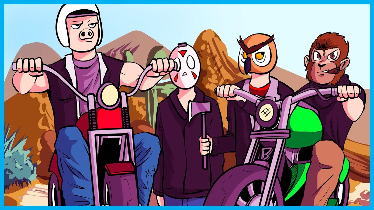 GTA 5 Online Funny Moments Biker Gang Edition! — Барная драка, анархия и BDBB! (Обновление GTA 5 ...