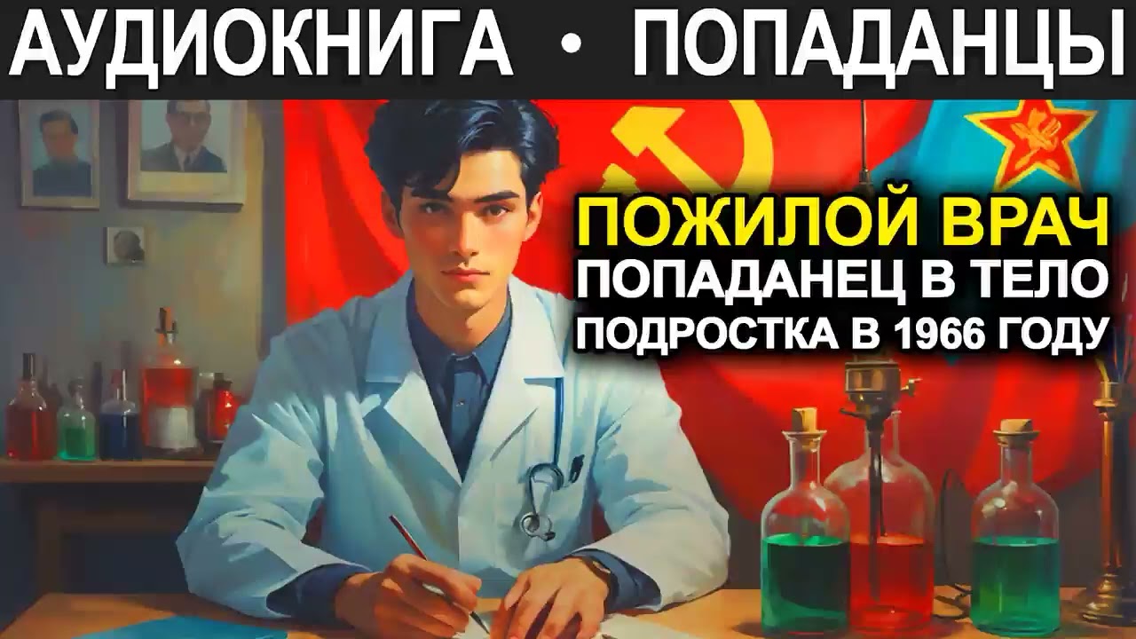 АУДИОКНИГА ПОПАДАНЕЦ | Пожилой врач попаданец в тело подростка в 1966 году