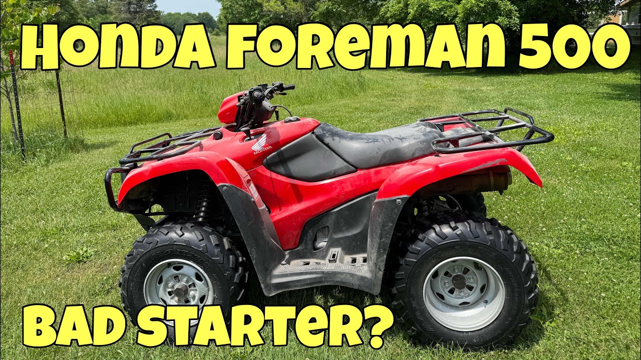 How to Replace the Starter on a Honda Foreman 500