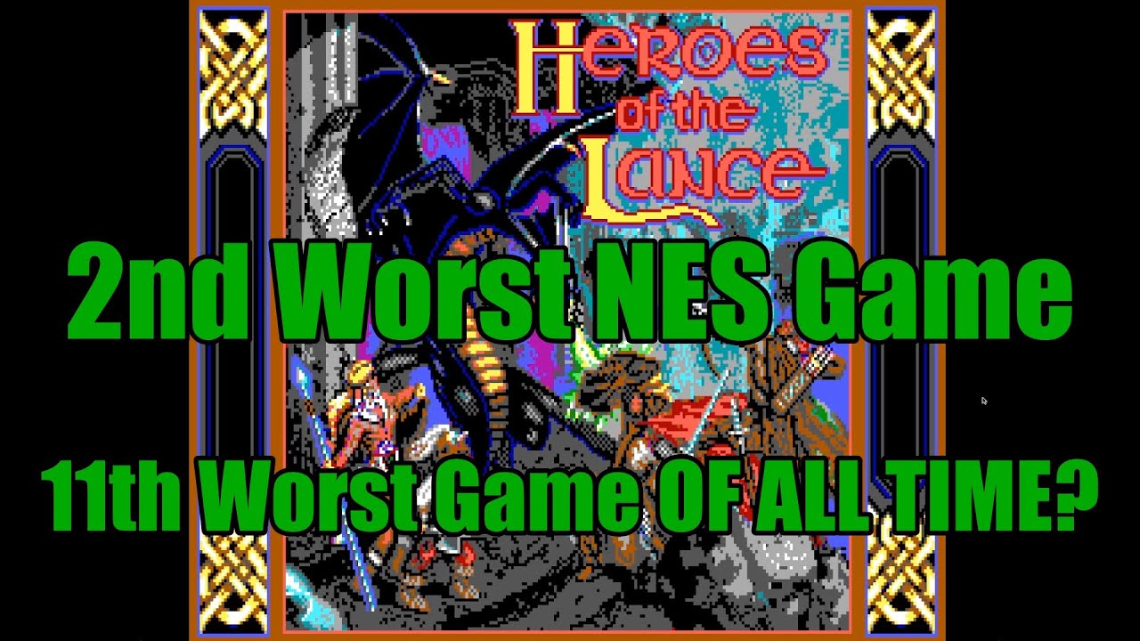 This D&D Game is the 2nd Worst NES Game?! (AD&D: Heroes of the Lance)