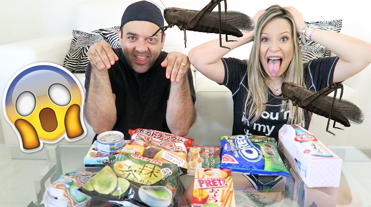 COMENDO GAFANHOTO E OUTRAS COISAS DO JAPÃO!