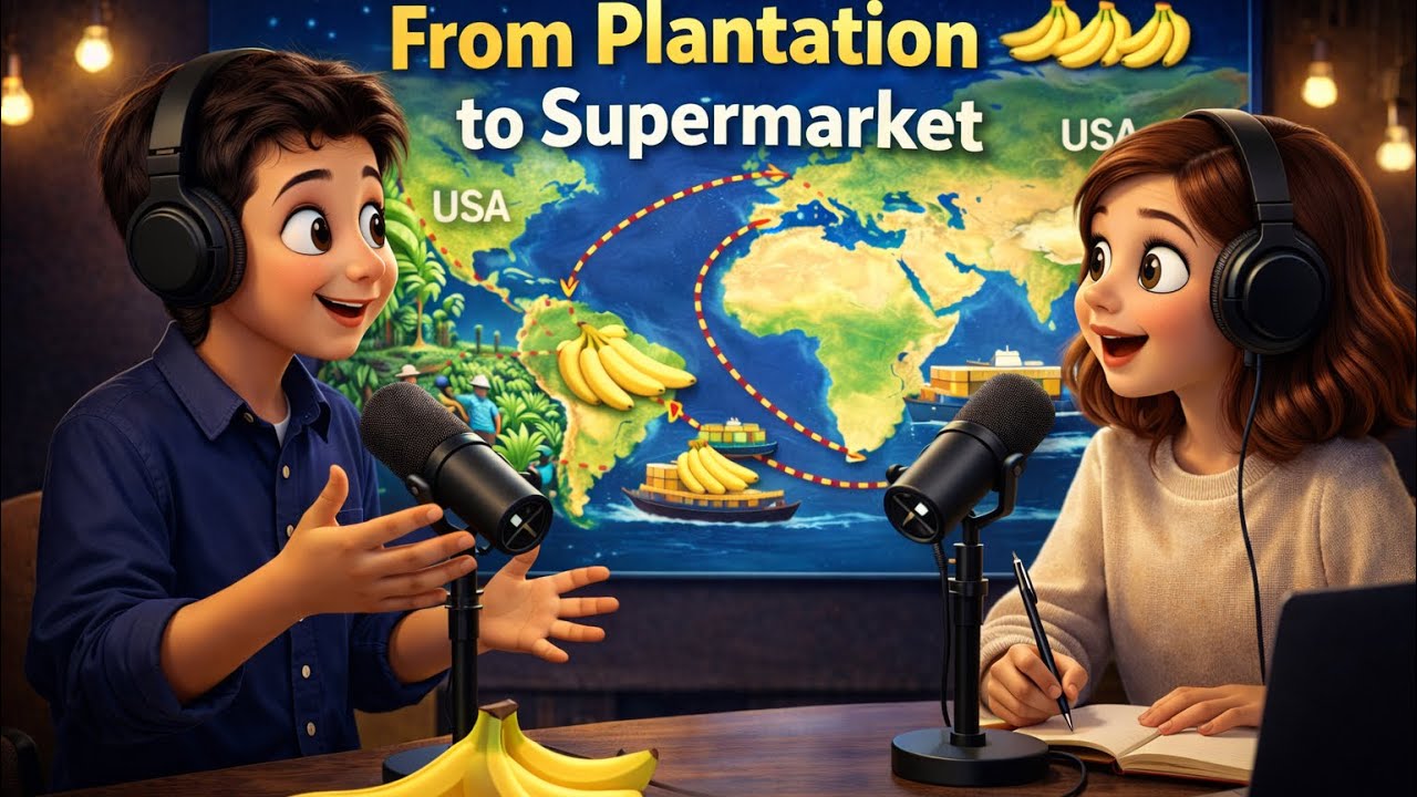 From Plantation to Supermarket | How Bananas Travel to the USA & Germany