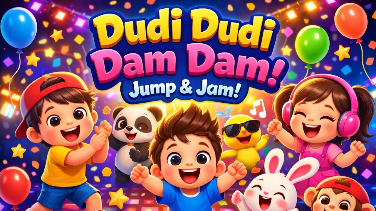 Dudi Dudi Dam Dam 🎶 | Fun Kids Dance Song | Baby Party Music