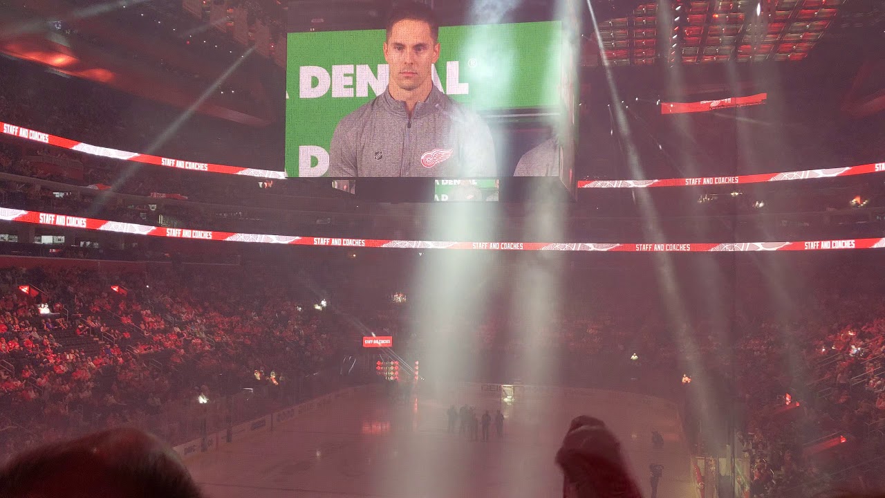 Detroit Red Wings 2019-2020 Season Home Opening Ceremony