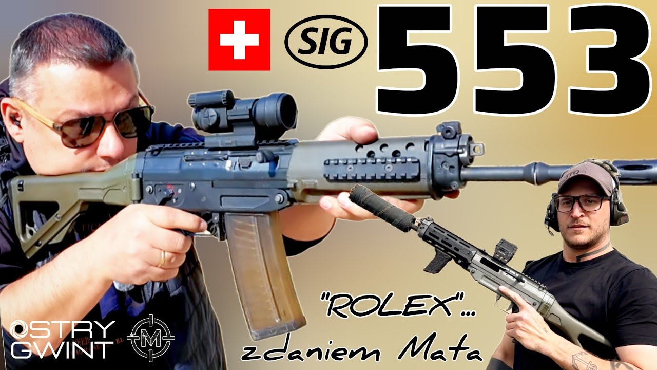 #SIG 553 czyli #AK po szwajcarsku 🇨🇭, albo #Rolex zdaniem Mata z #DTF 😎🇵🇱