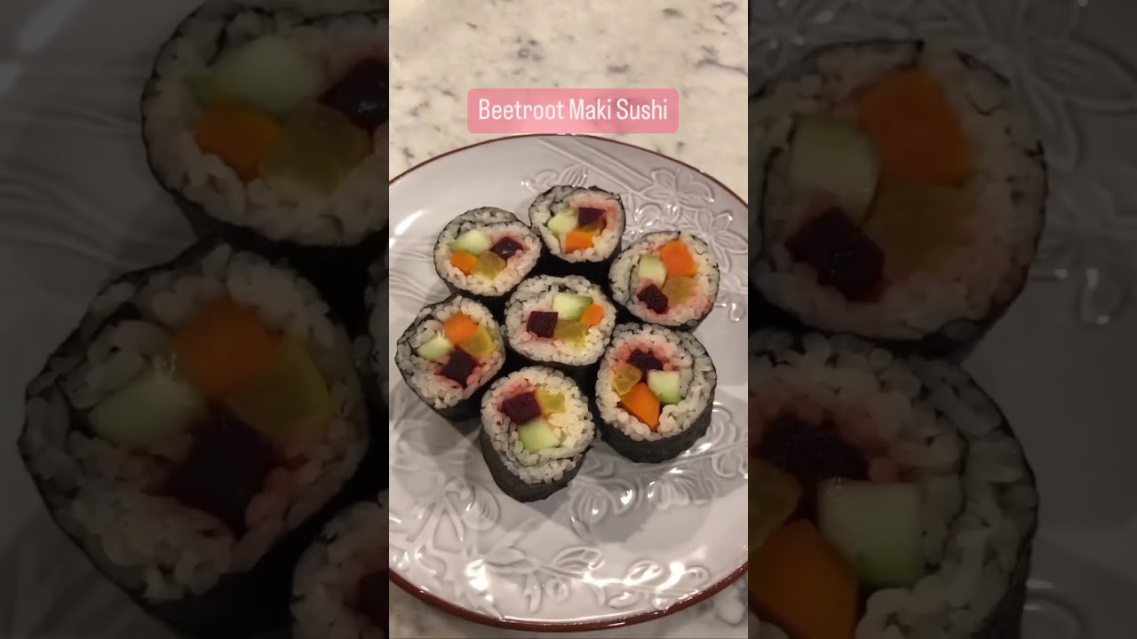 Beetroot Maki Sushi