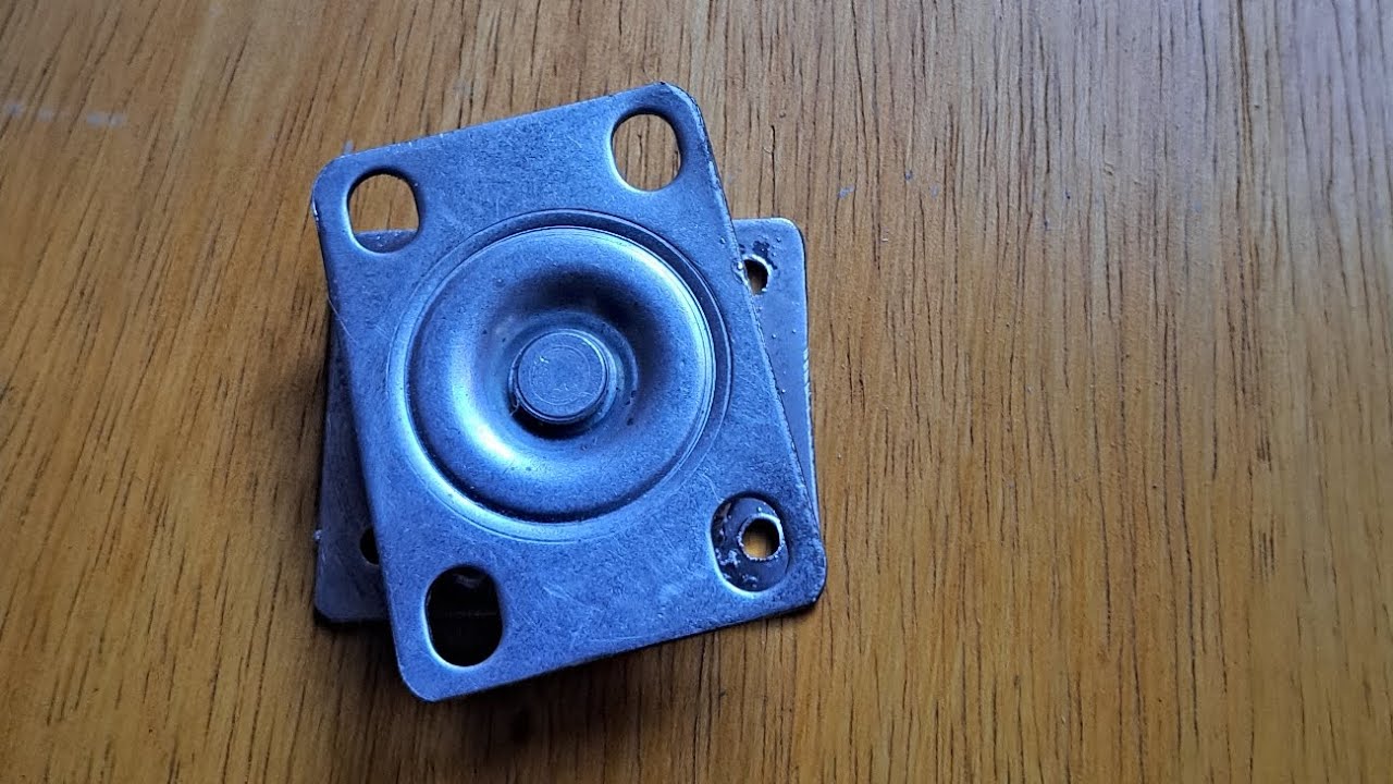 Cómo fabricar base giratoria o ruedas giratorias para madera o para base de tortas, fácil de hacer