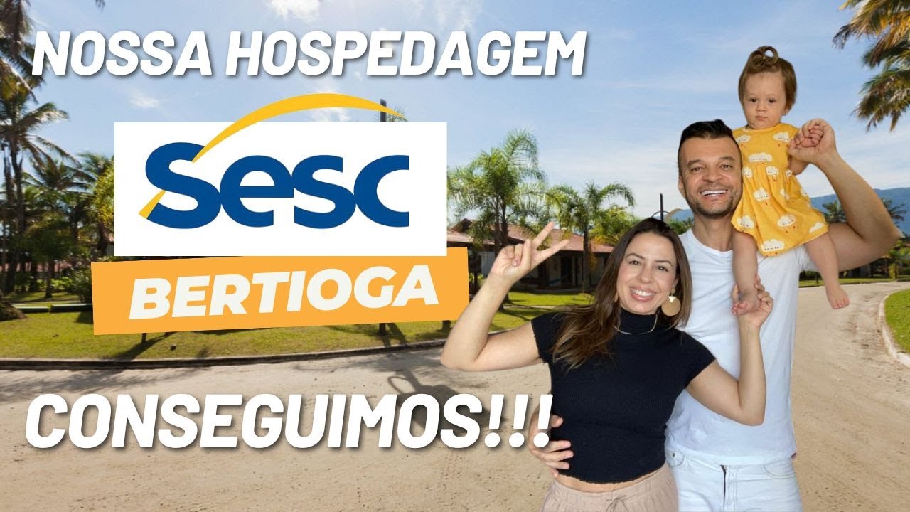 NOSSA HOSPEDAGEM NO SESC BERTIOGA!!!