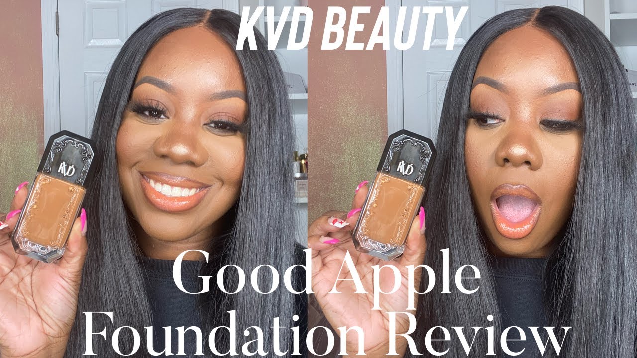New! KVD Beauty Good Apple Full Coverage Serum Foundation | Review + Wear Test | Allurebyash