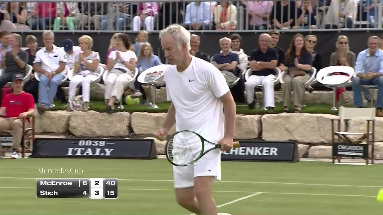 Mercedes Cup 2014: Showmatch Michael Stich - John McEnroe
