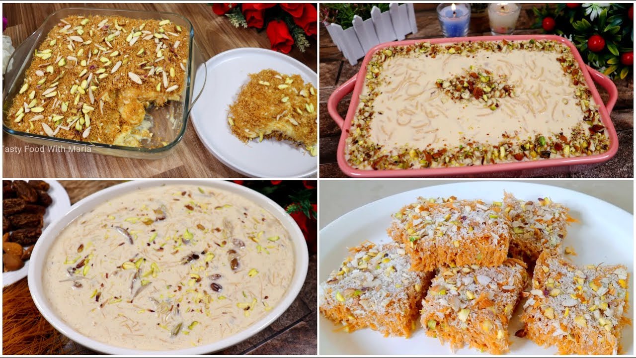 4 Delicious Sawaiyan Recipes For Eid By Tasty Food With Maria | Eid Desserts