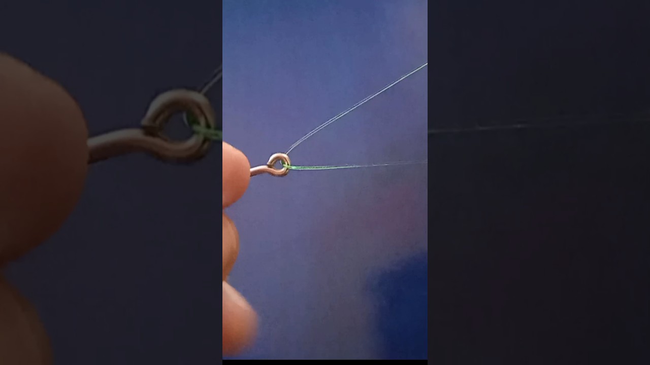fishing knots - easy way how to tie a hook