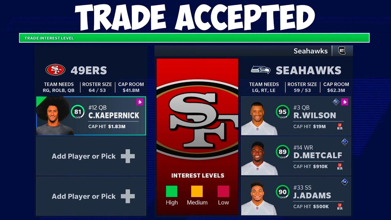 Безумные сделки в НФЛ с новой торговой системой Madden
