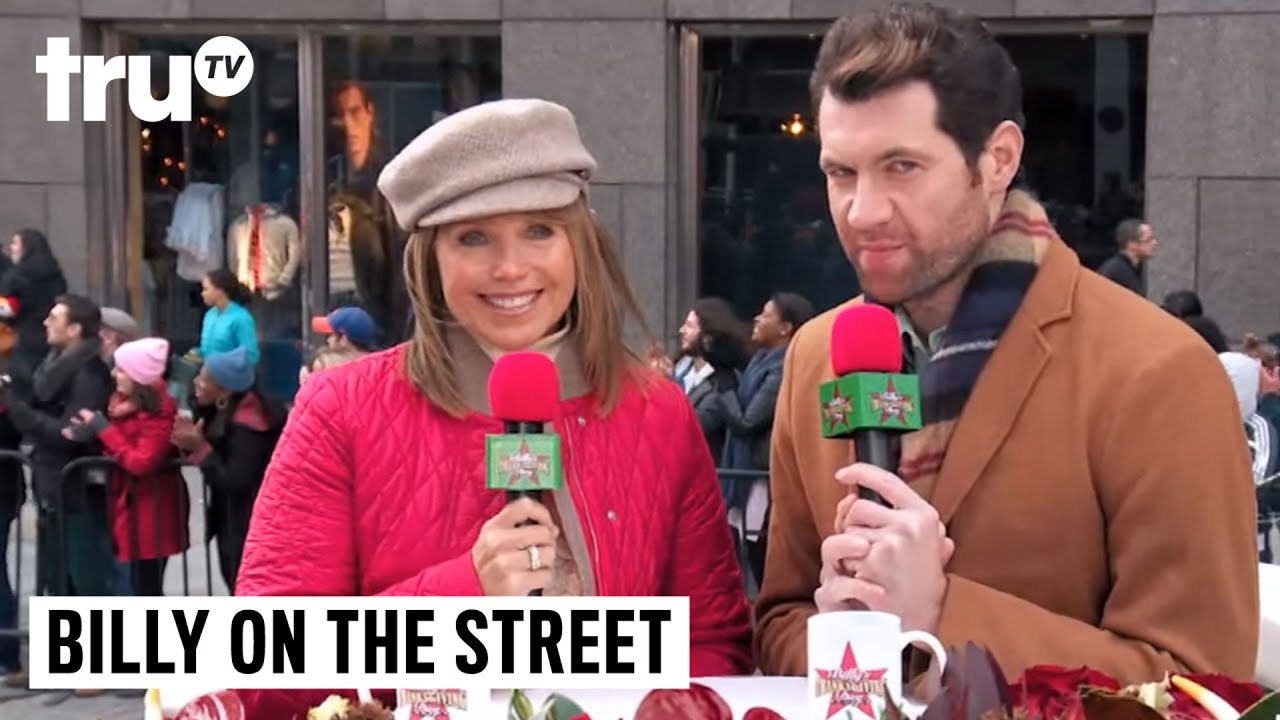 Billy on the Street - Billy's Thanksgiving Day Parade with Katie Couric