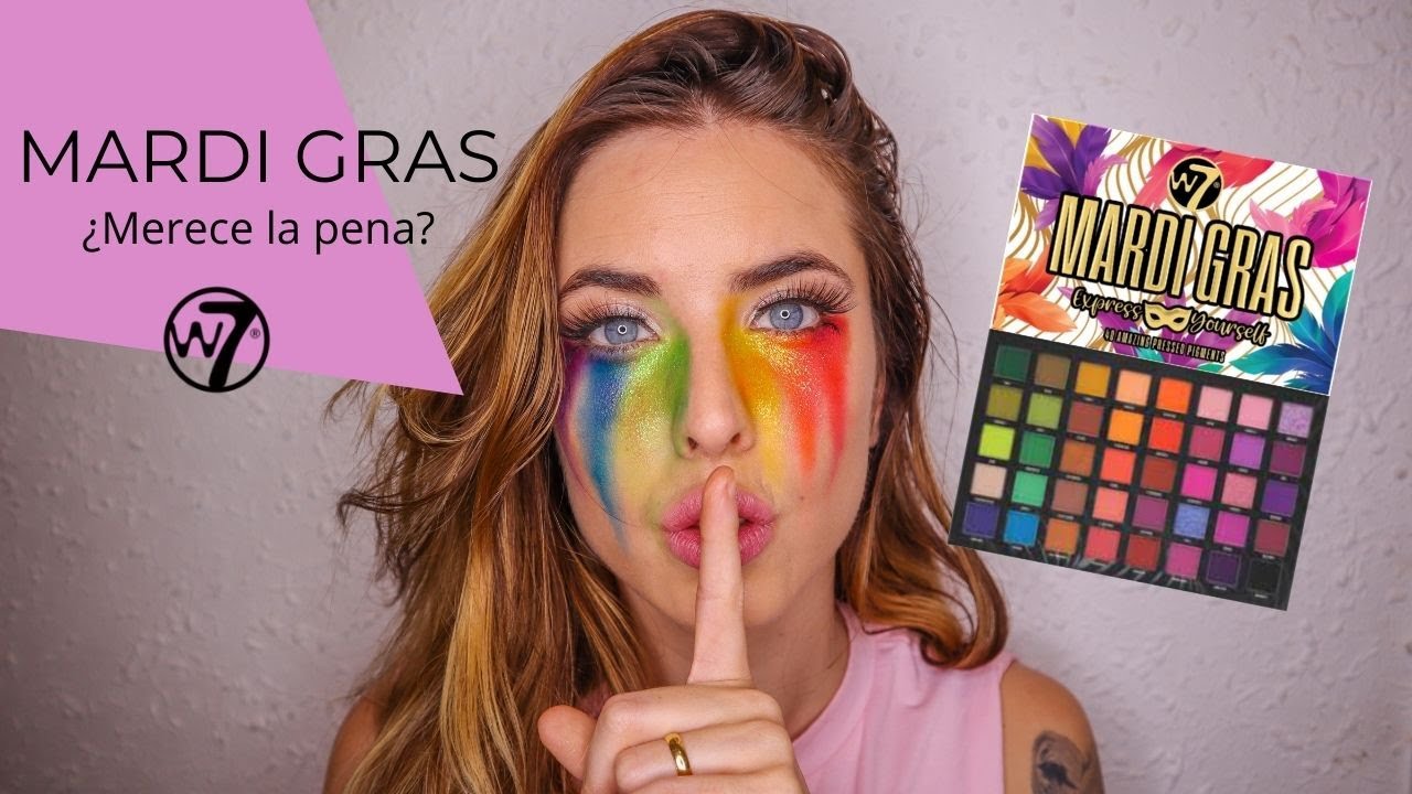 Mardi Gras de W7 ¿Merece la pena? + Neon Flash de H&M / Primeras impresiones