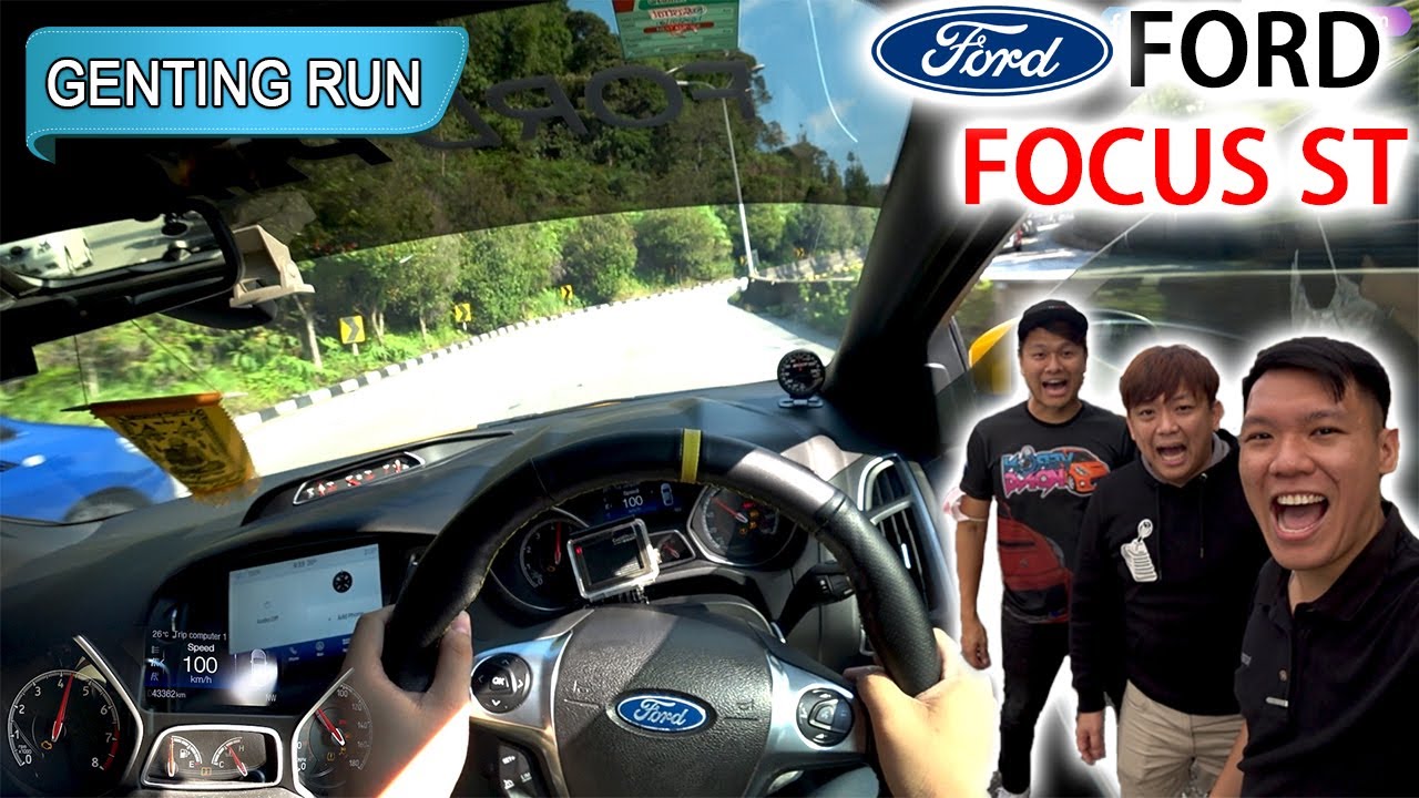 上山追不到@HeeWeiSeng@veronkong!! | 500Nm Ford Focus ST Malaysia #POV [Genting Run 冲上云霄][CC Subtitle]