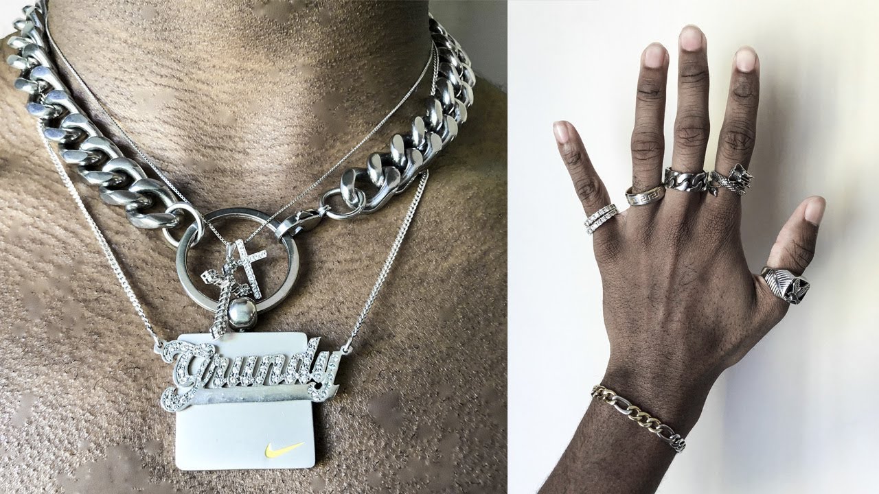 My Jewelry Collection | Choker Necklace, Rings, Bracelets, Pendants (Men's Fashion)