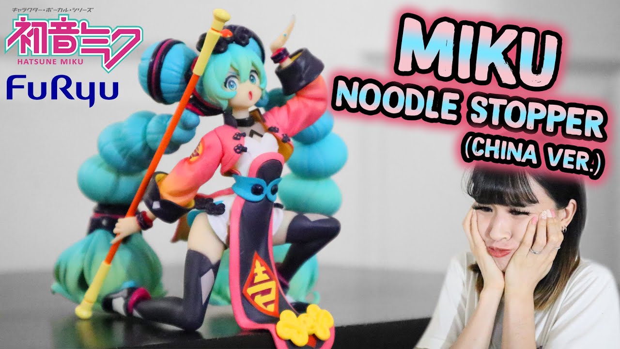 Hatsune Miku Noodle Stopper Figure (China Ver.) Unboxing - FuRyu