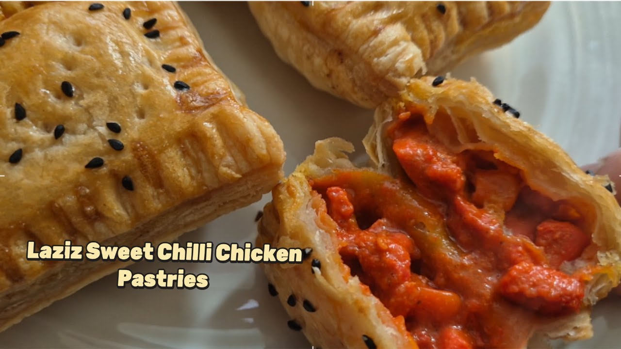 स्वीट चिली चिकन पेस्ट्री | क्रिस्पी, मसालेदार और आसान स्नैक रेसिपी | Sweet Chili Chicken Pastry