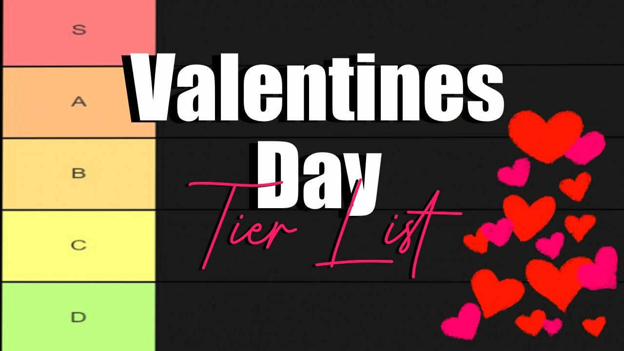 Valentines Day Gift Tier List!  (Possibly Controversial)