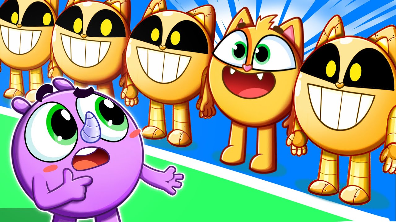 Copycat & Copy Me Song || Where is Real Me? 🐱😸 Kids Songs And Nursery Rhymes by Baby Zoo