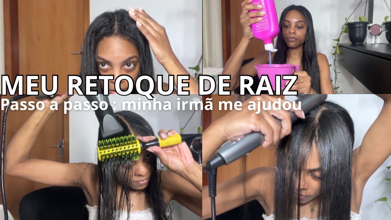 MEU RETOQUE DE RAIZ / CUIDADO QUE PODE CAIR O CABELO