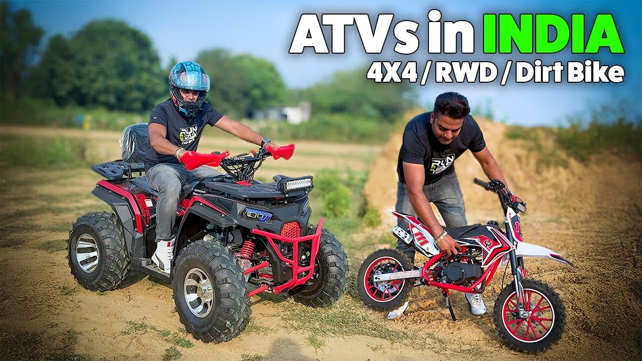 ATVs 4x4 / RWD and Pocket Bikes in India for Kids and Adults Start just at Rs 20000 Only | Off-Road