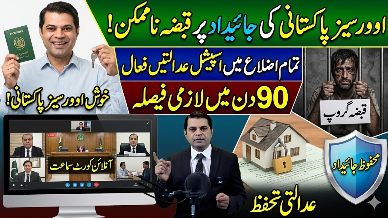 OVERSEAS PROPERTY PROTECTED BY LAW|SPECIAL COURTS OPERATIONAL IN ALL DISTRICTS|DECISION IN 90 DAYS 