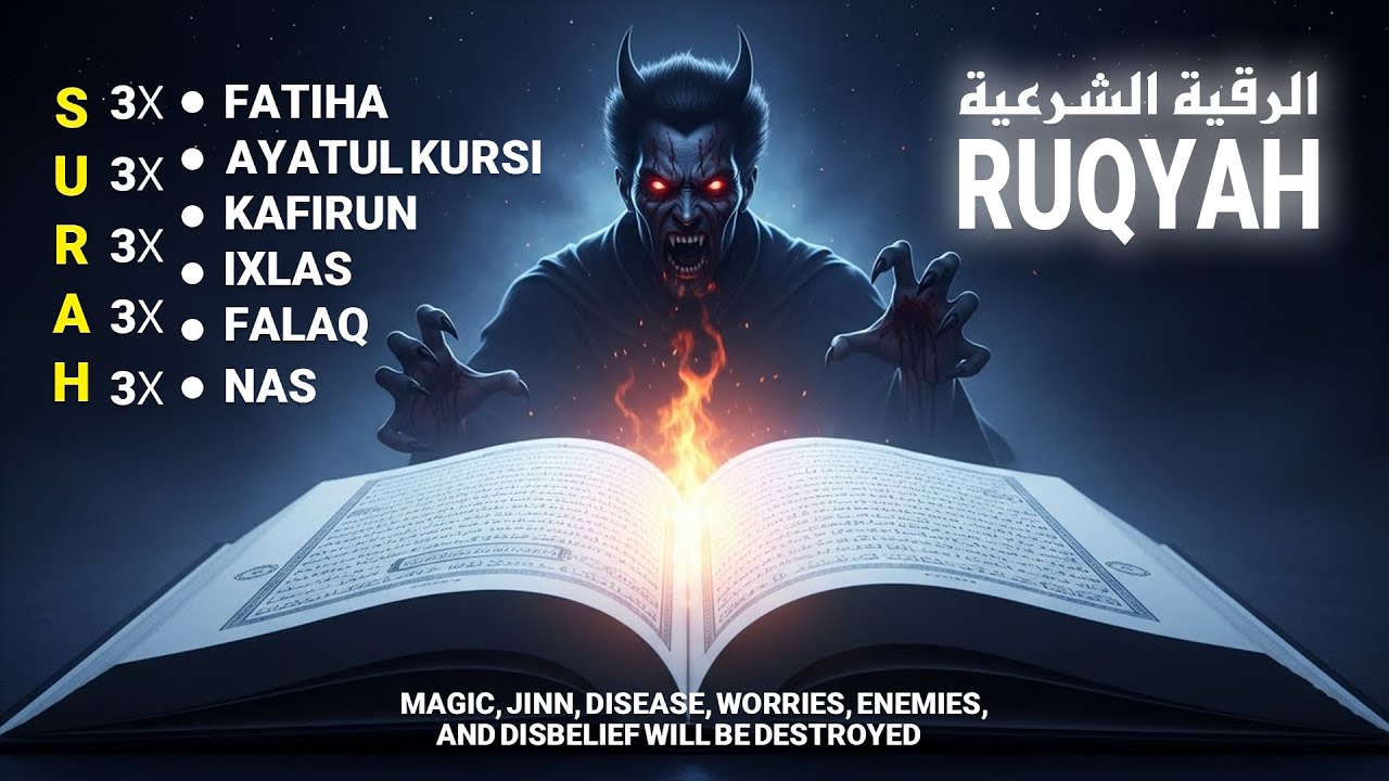 POWERFUL RUQYAH FROM QURAN | الرقية الشرعية | DESTROY MAGIC, JINN & EVIL EYE | Habibullah TV