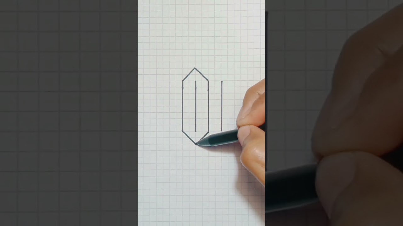 Drawing Letter O 3d #drawing #3d #art #shorts