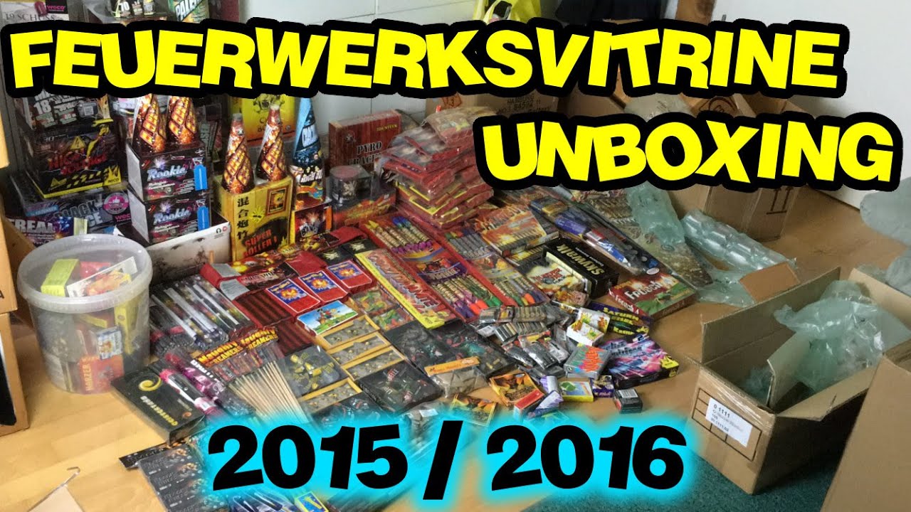 Feuerwerks Unboxing 2015/16 | Feuerwerksvitrine Online Bestellung