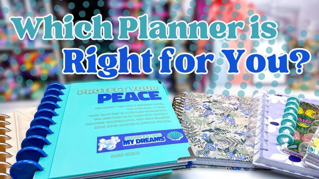 Choosing the Right 2025 Planner for You