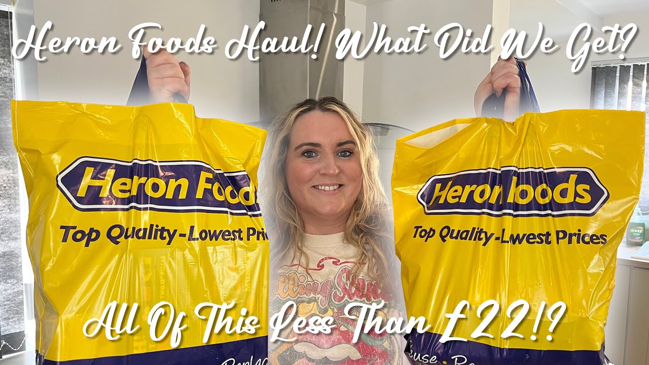 Our Staycation Food Haul 🛍️ What Did We Get? | Heron Foods, Bridlington | May 2023
