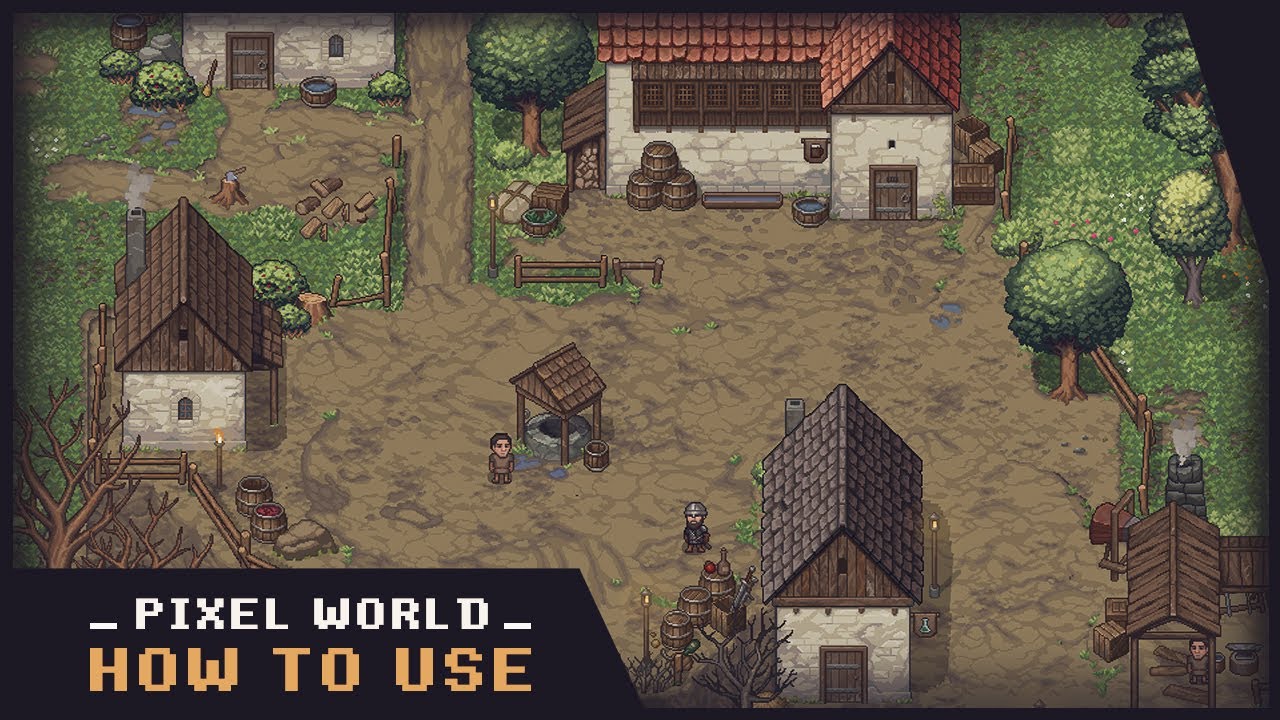 Pixel World Asset - How To Use