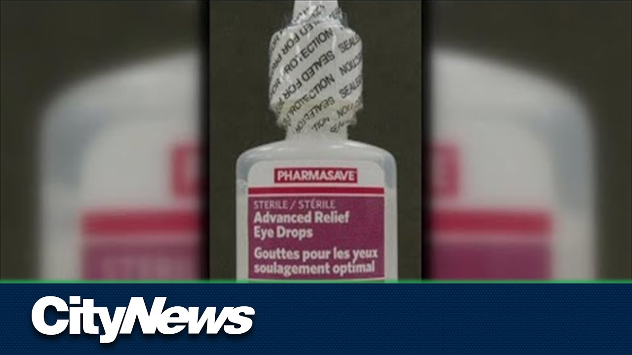 Health Canada announces eye drops recall