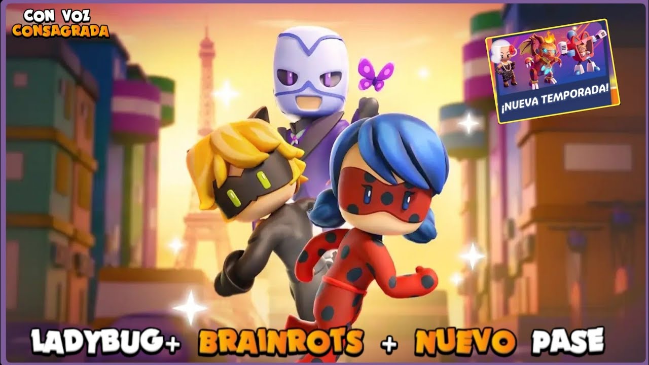 🐞✨️ ¡NUEVA COLABORACIÓN CON LADYBUG Y TAMBIÉN LLEGAN LOS BRAINROTS A STUMBLE GUYS 🧠🔥