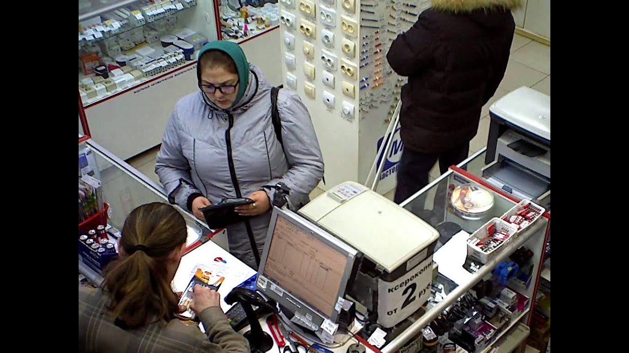 Неудачная попытка развода продавца в магазине 2.
