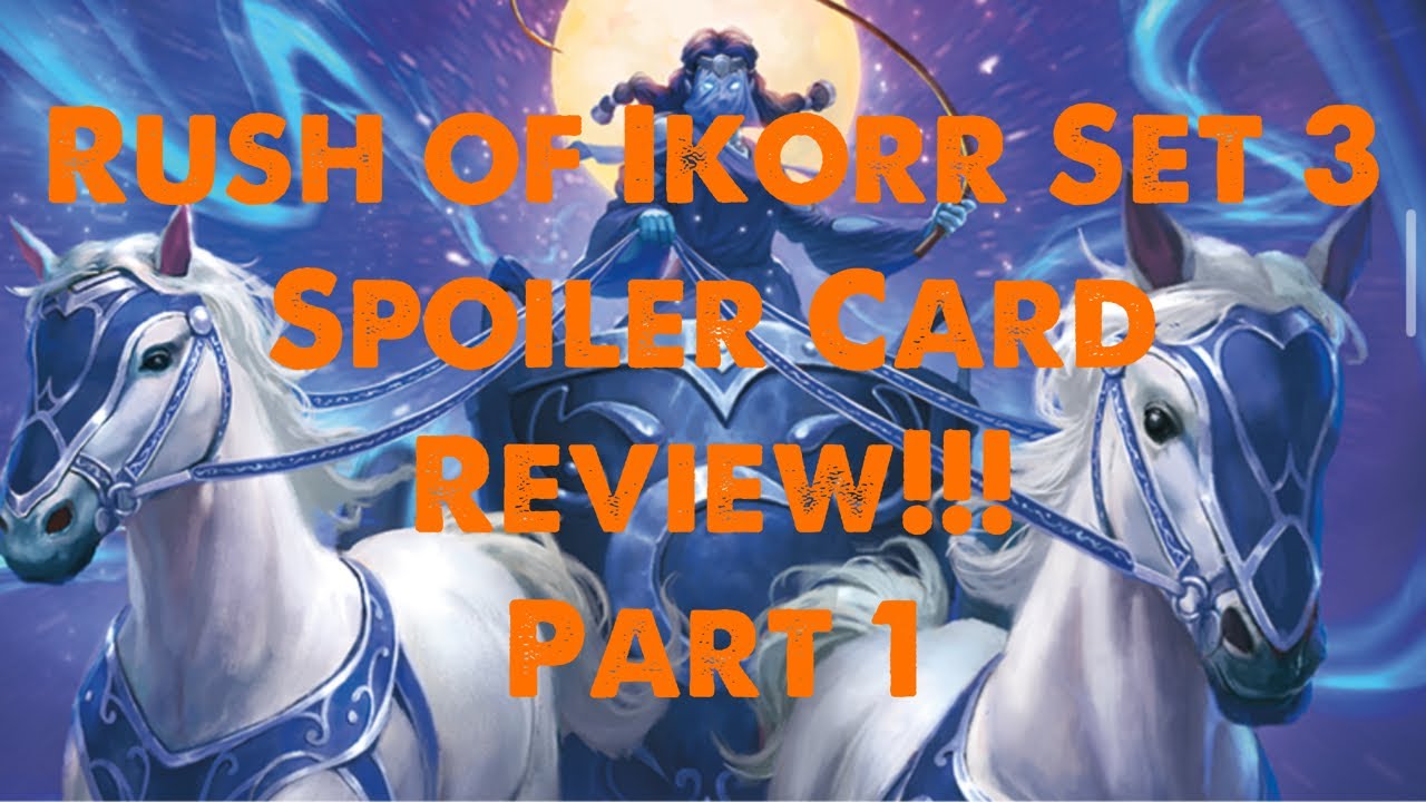 RUSH OF IKORR SET 3 LUMINARY STRIKE CARD REVIEWS PART 1!!! SOME INSANE BIG CARDS, NEW TYPES & MORE!!