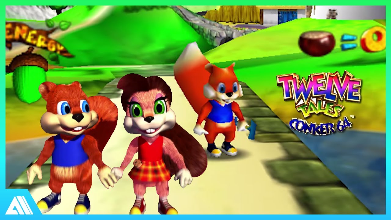 Conker Twelve Tales/Quest - All gameplay footage (Best Quality) [Cancelled Game]