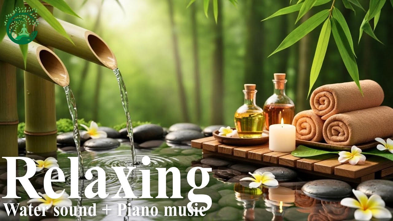 Bamboo Water Relaxation 🌿 Deep Sleep Music for Calm Mind & Stress Relief