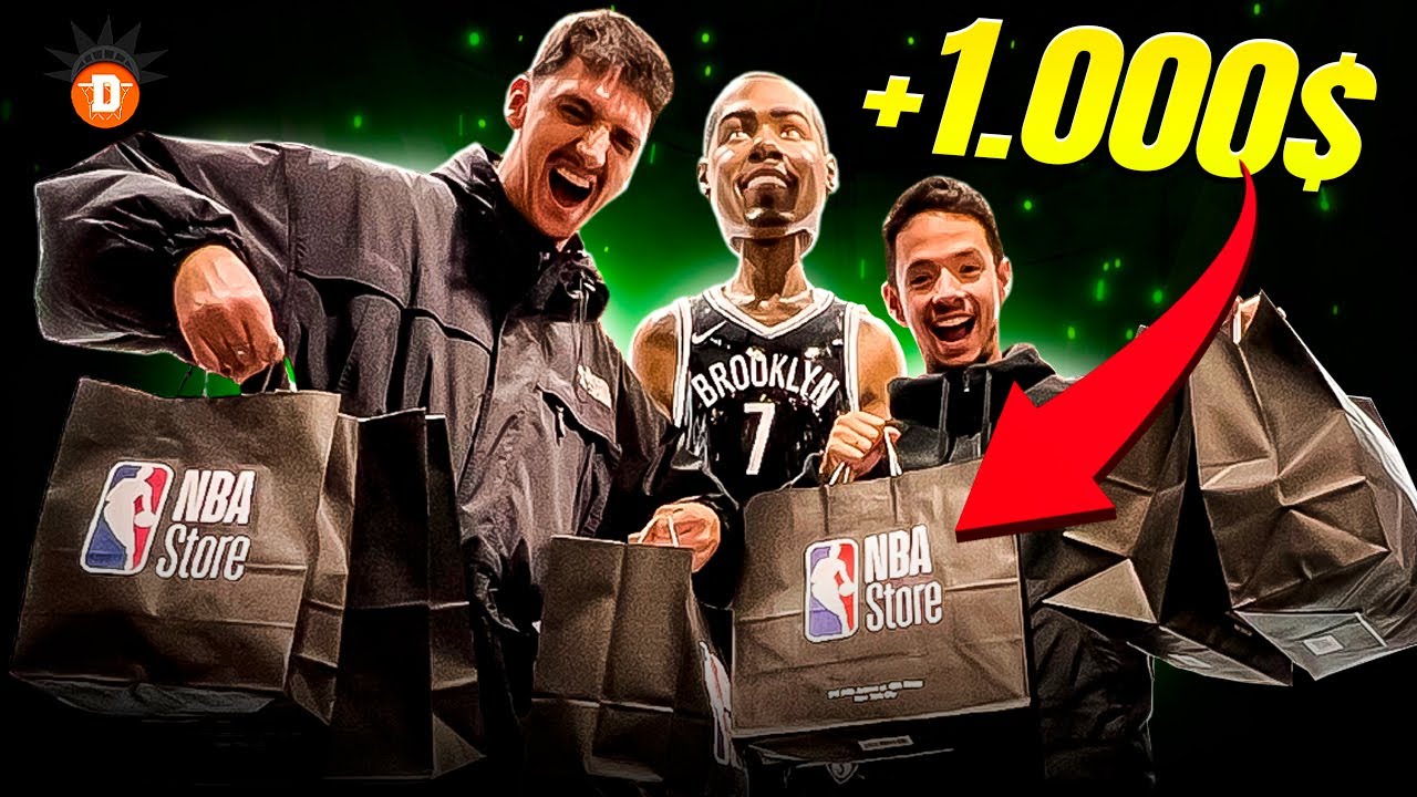 ¡NOS GASTAMOS $1000 EN LA TIENDA NBA DE NUEVA YORK!