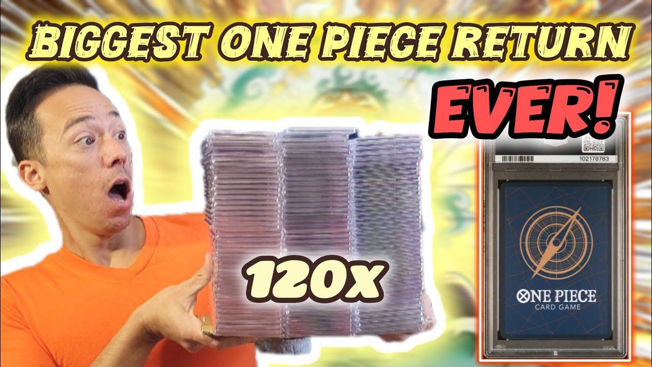 Perfect 120 One Piece Card PSA Return! Grade Reveal OPTCG Submission! All 10s!