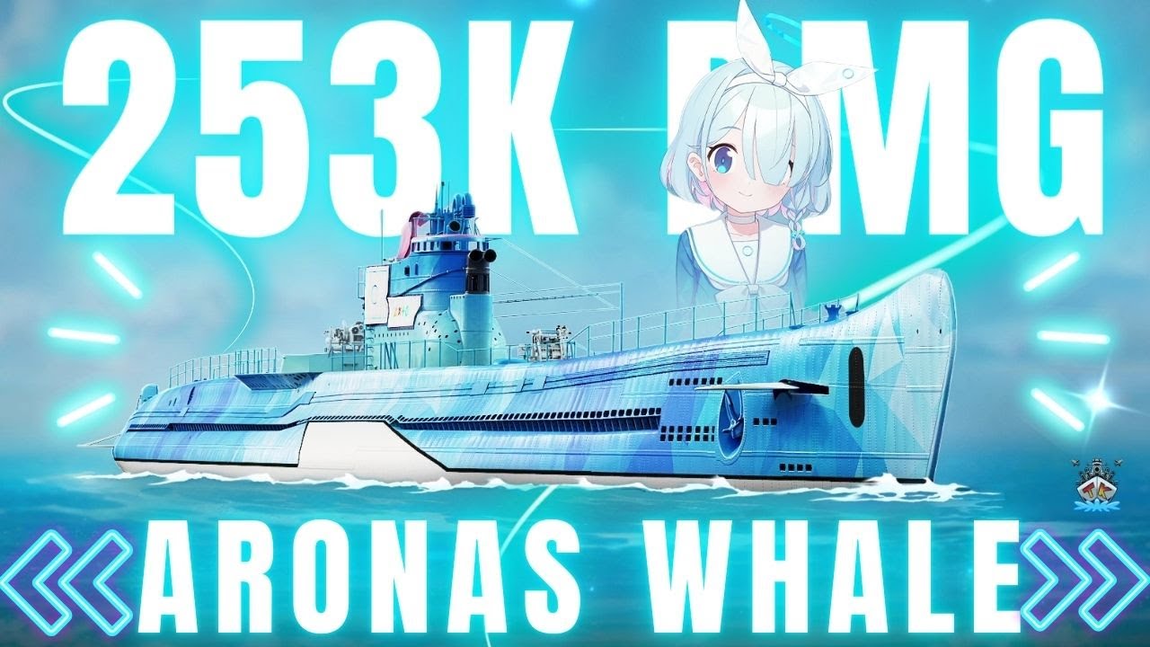 253.000 DAMAGE mit TORPEDOS! 🐳 Aronas Whale | Submarine Gameplay ⚓ World of Warships #uboot