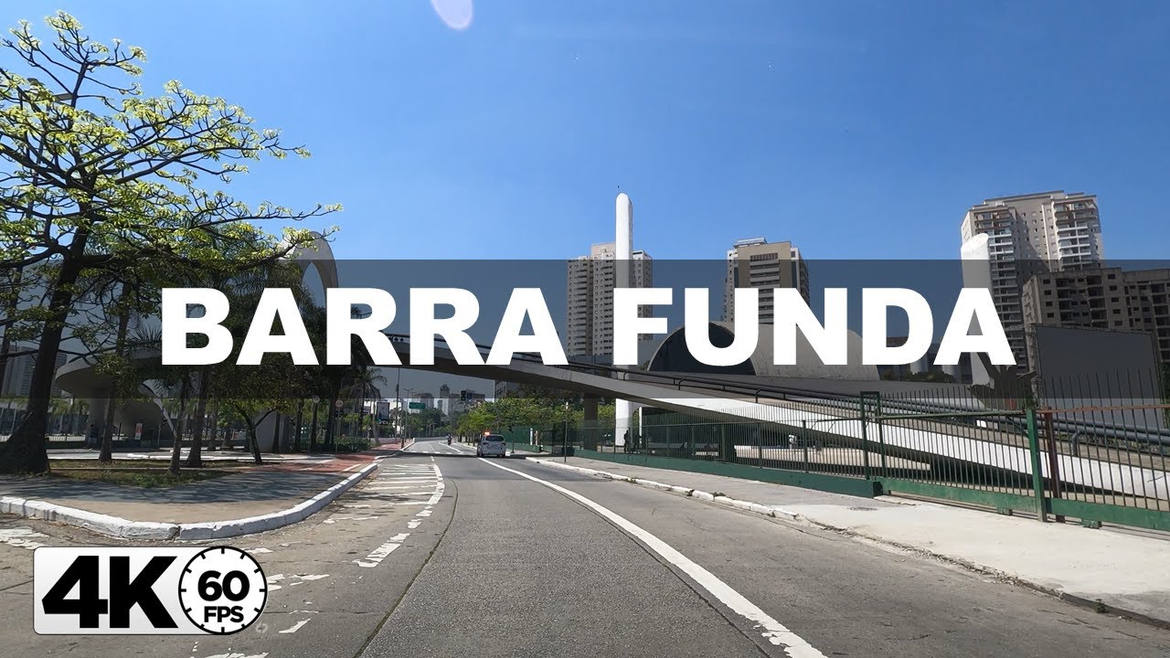 [4K60fps] Driving Barra Funda Sao Paulo Brazil -MT4K-